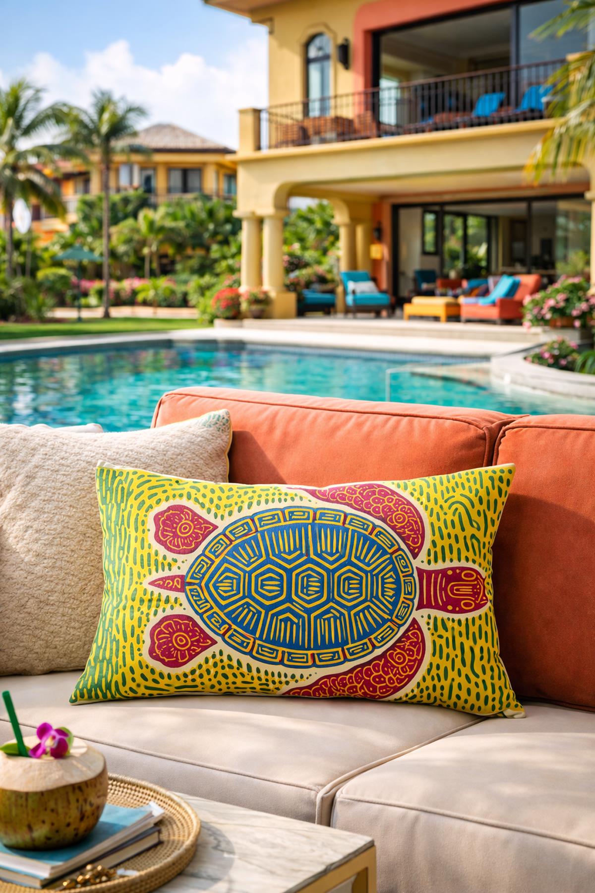 Evdek Çift Taraflı Dikdörtgen Kırlent Kılıfı 6EMD30 - 7061464