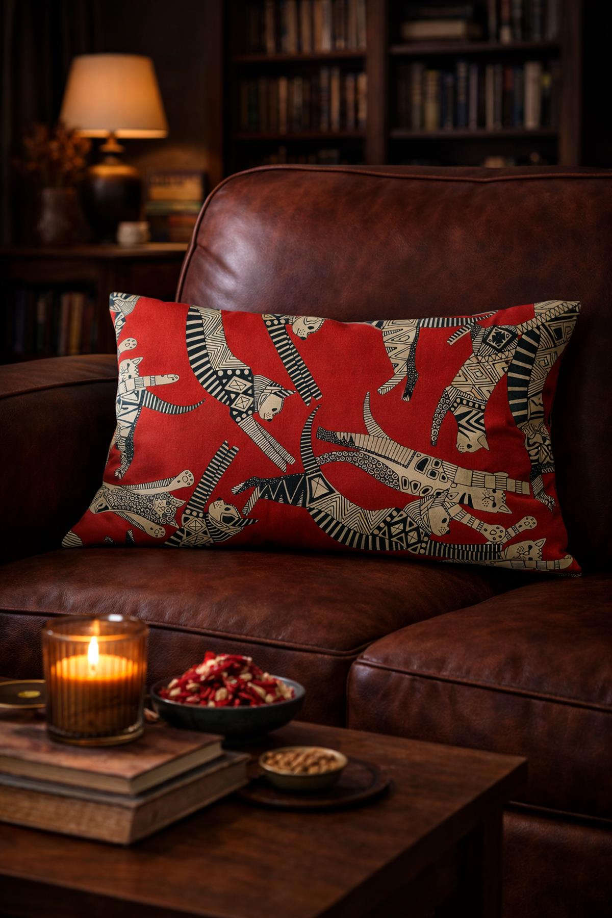 Evdek Çift Taraflı Dikdörtgen Kırlent Kılıfı 6EMD18 - 7061341