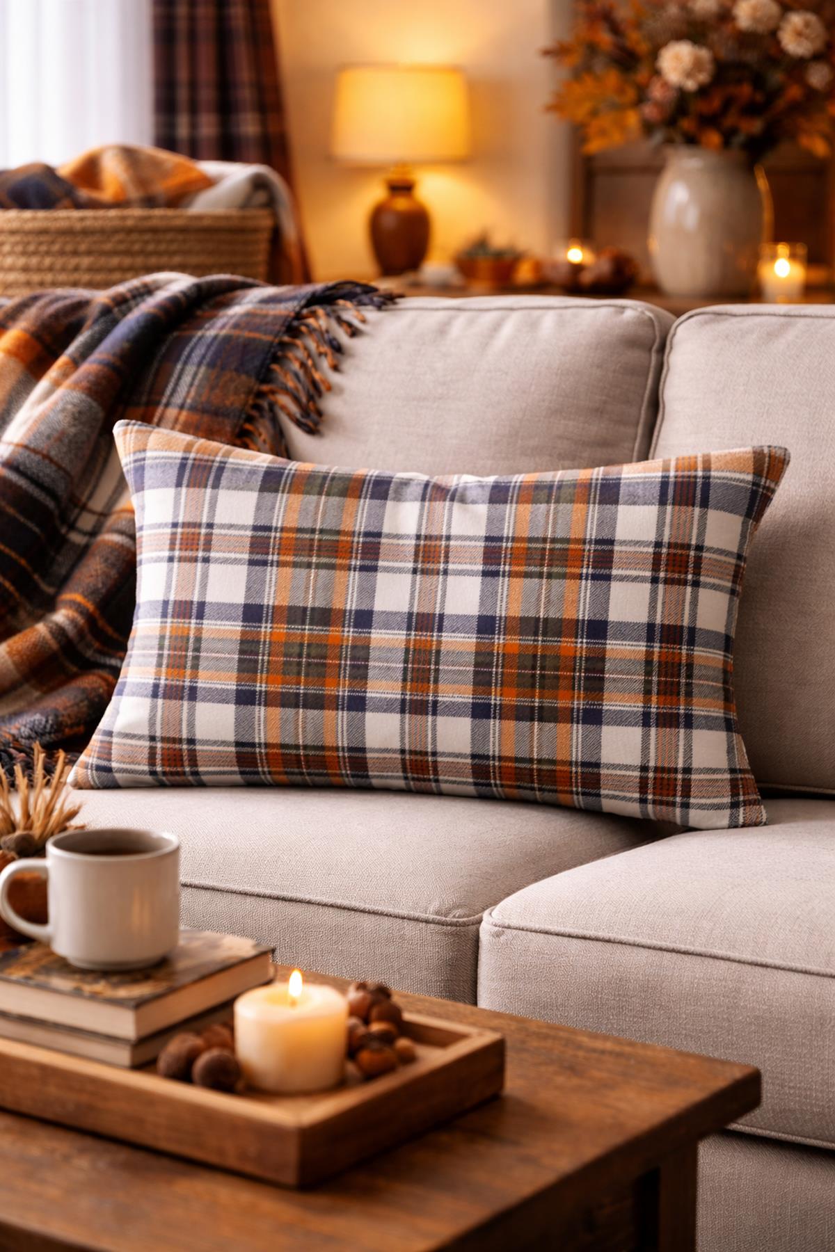 Evdek Çift Taraflı Dikdörtgen Kırlent Kılıfı 6EMD2 - 7061181