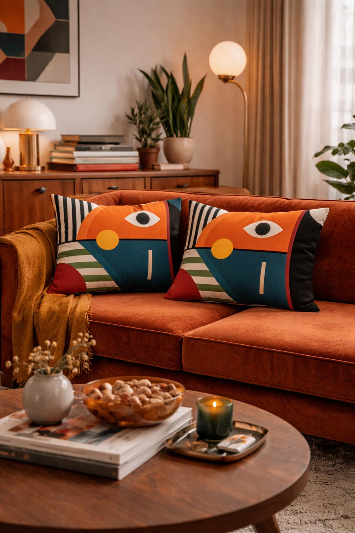 Evdek Çift Taraflı Dikdörtgen Kırlent Kılıf 2'li Ds20