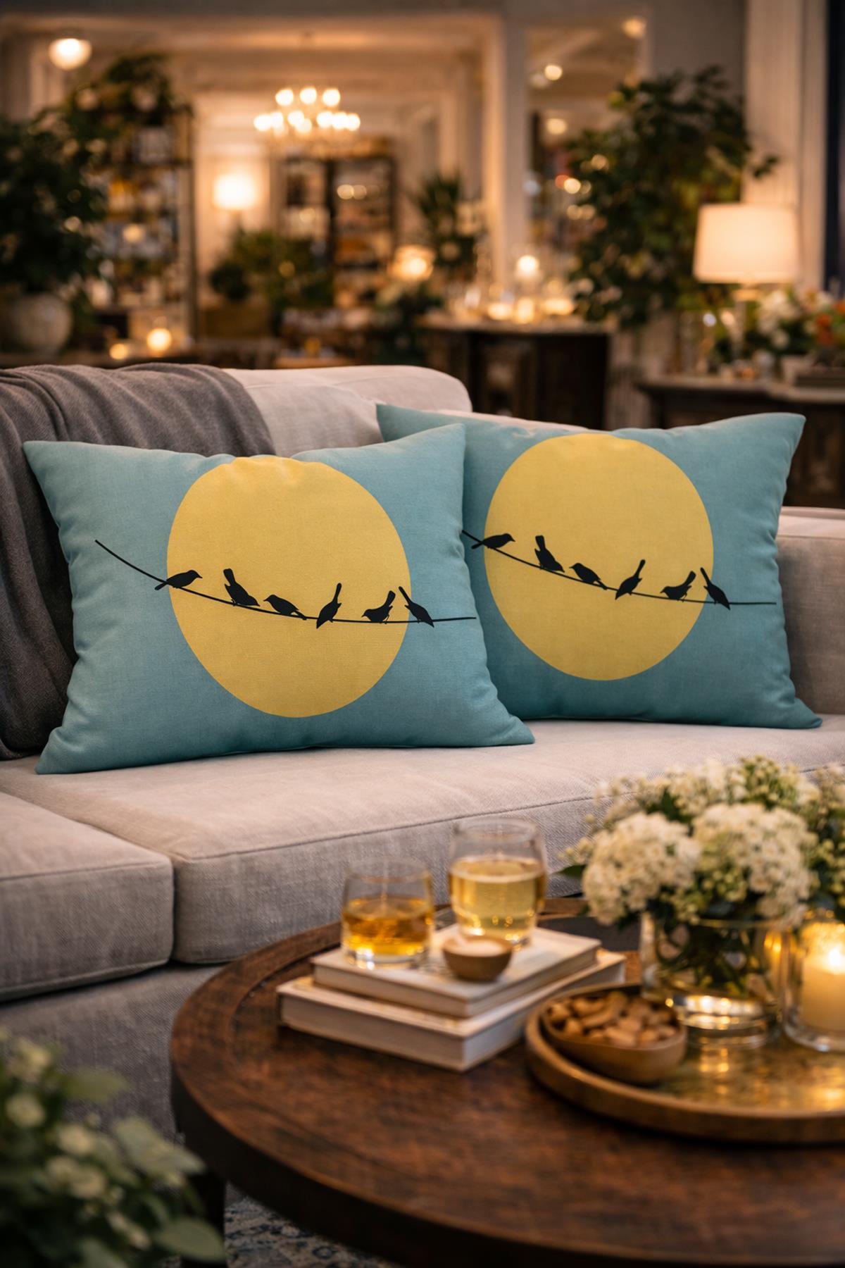 Evdek Çift Taraflı Dikdörtgen Kırlent Kılıf 2'li Ds103