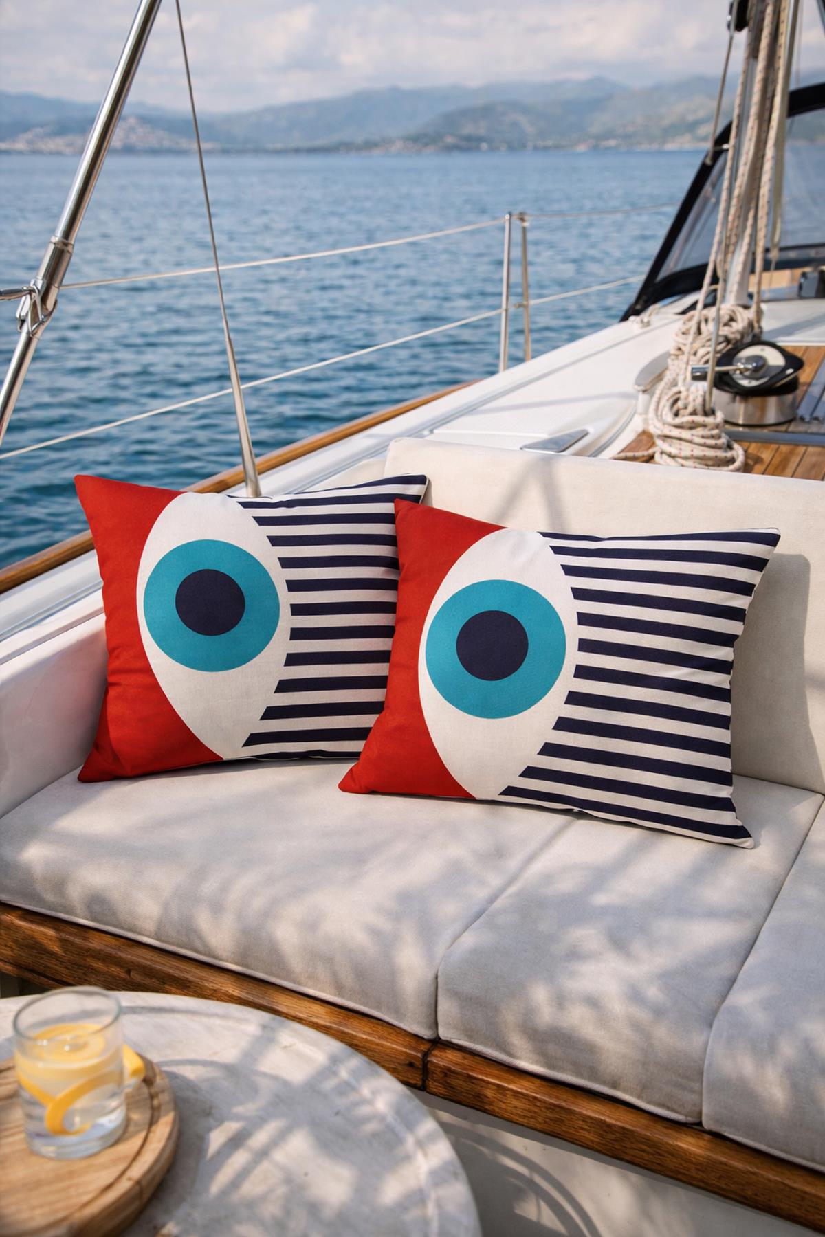 Evdek Çift Taraflı Dikdörtgen Kırlent Kılıf 2'li Ds43