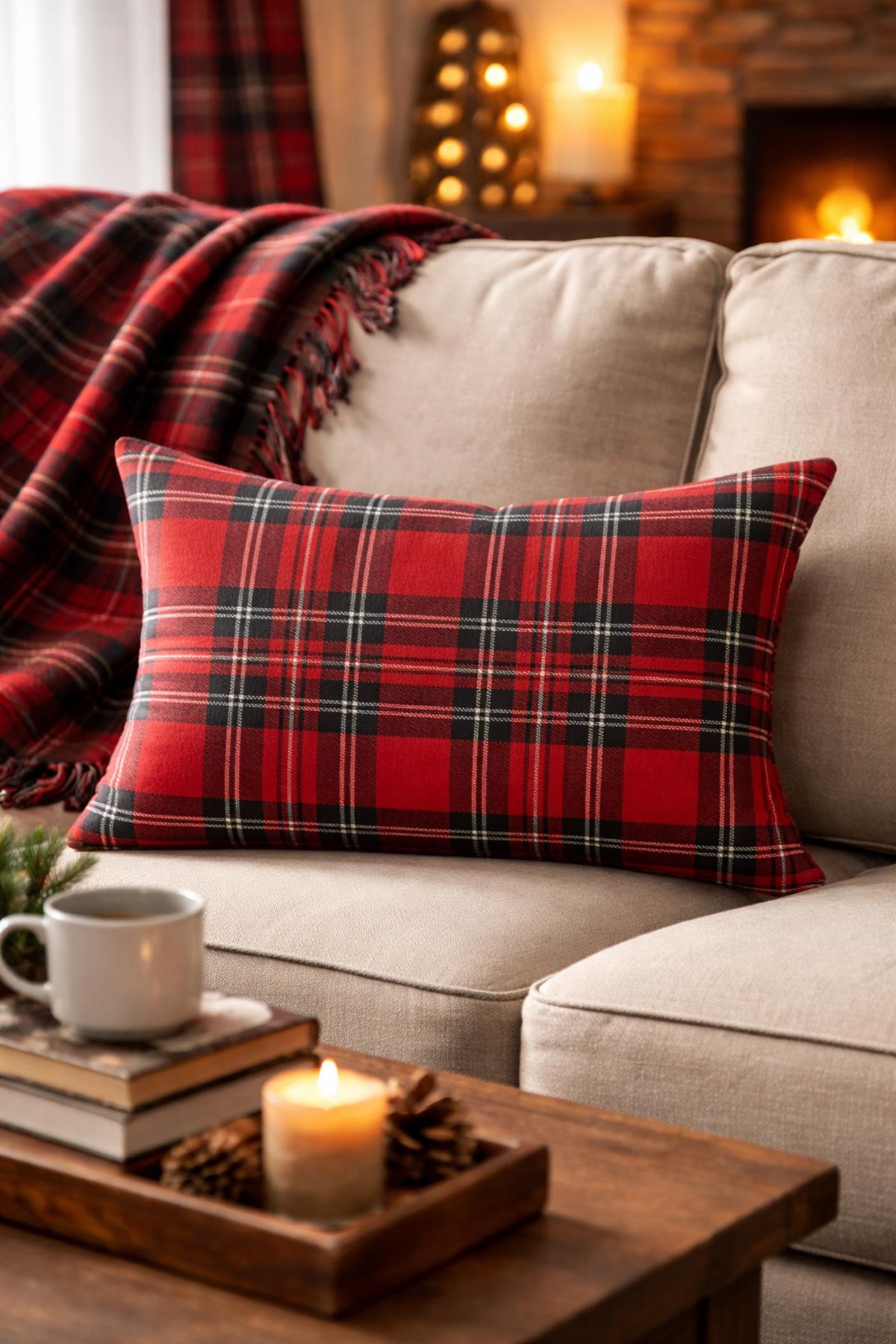 Evdek Çift Taraflı Dikdörtgen Kırlent Kılıfı 6EMD1 - 7061174