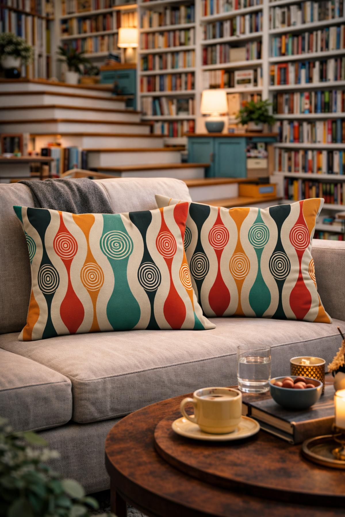 Evdek Çift Taraflı Dikdörtgen Kırlent Kılıf 2'li Ds106