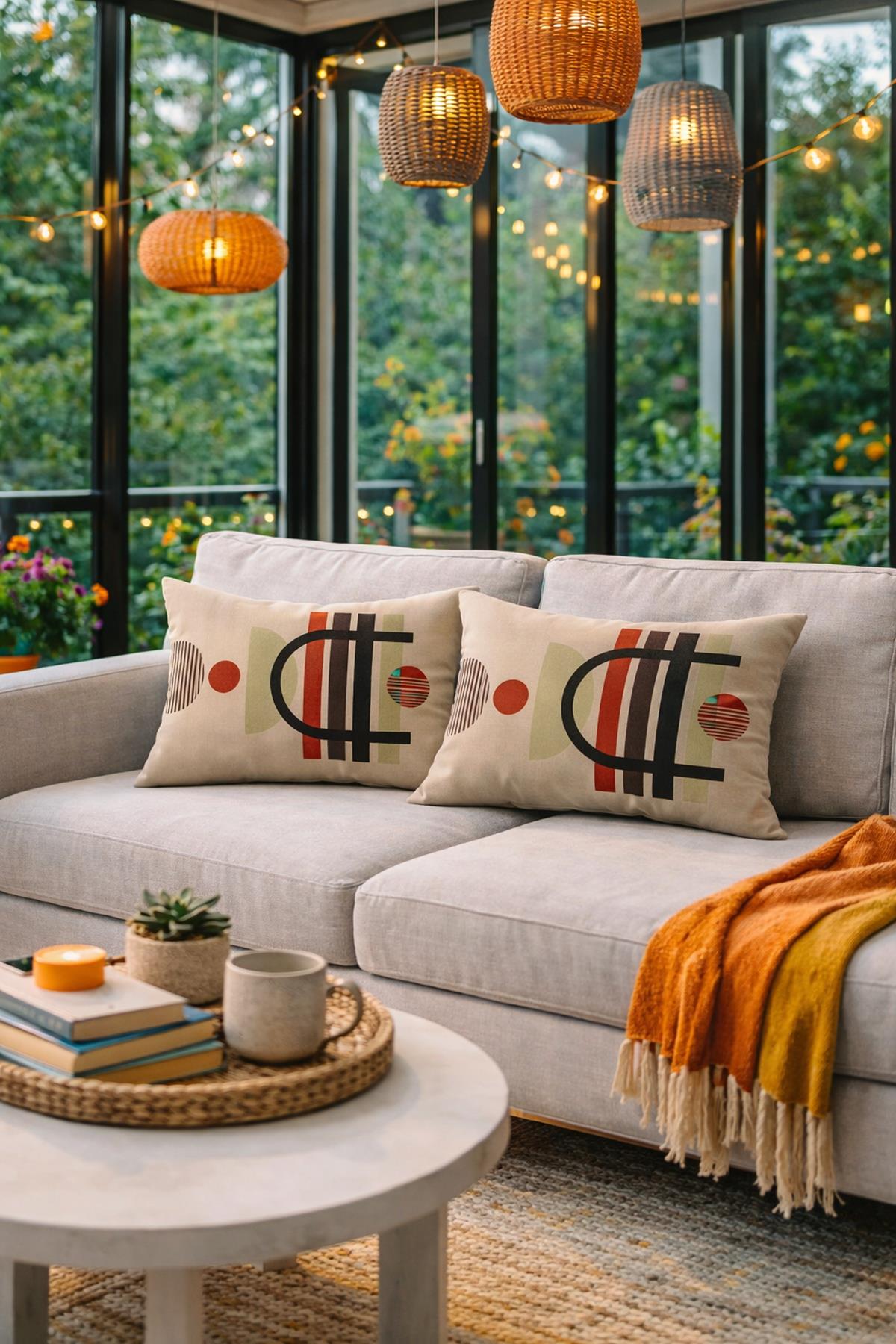 Evdek Çift Taraflı Dikdörtgen Kırlent Kılıf 2'li Ds83