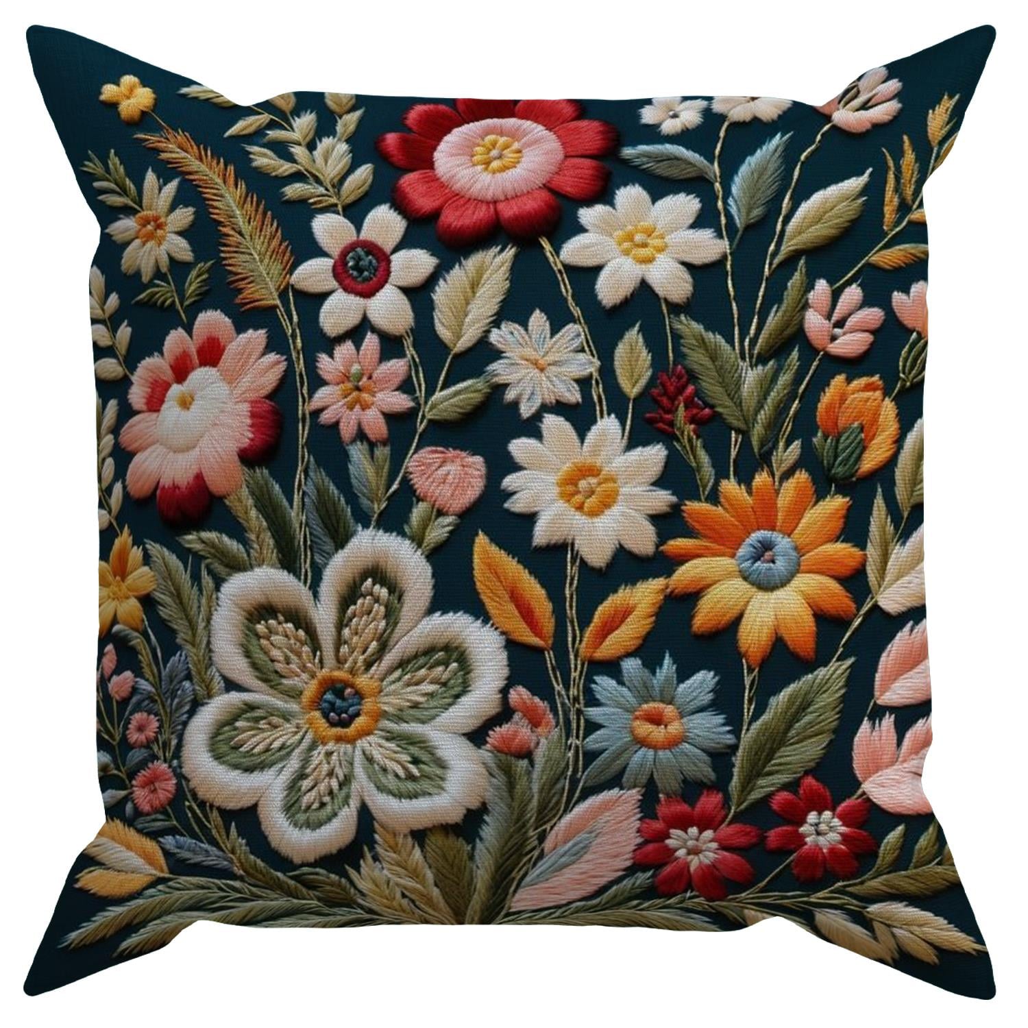 Evdek Embroidery Ds16 Dijital Baskılı Kırlent Kılıfı
