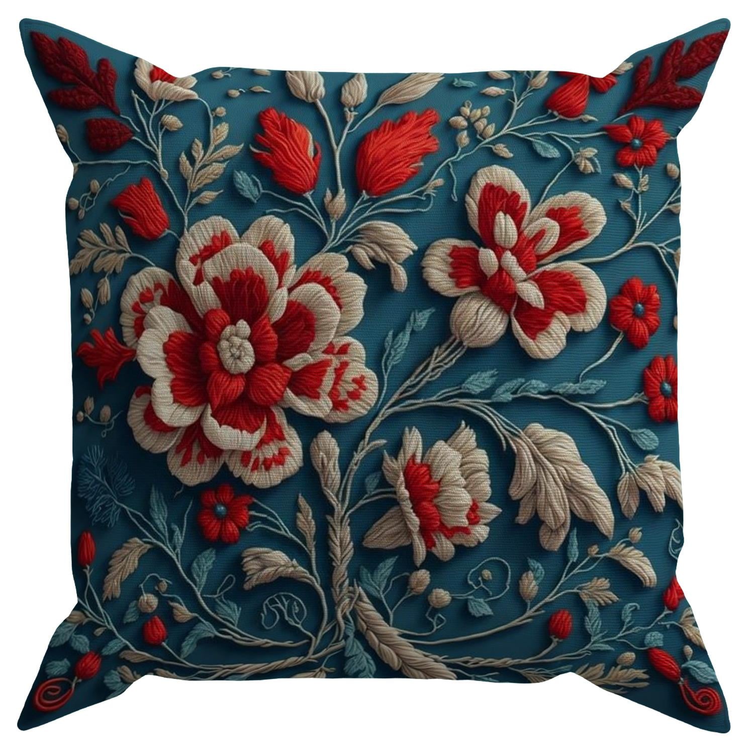 Evdek Embroidery Ds29 Dijital Baskılı Kırlent Kılıfı