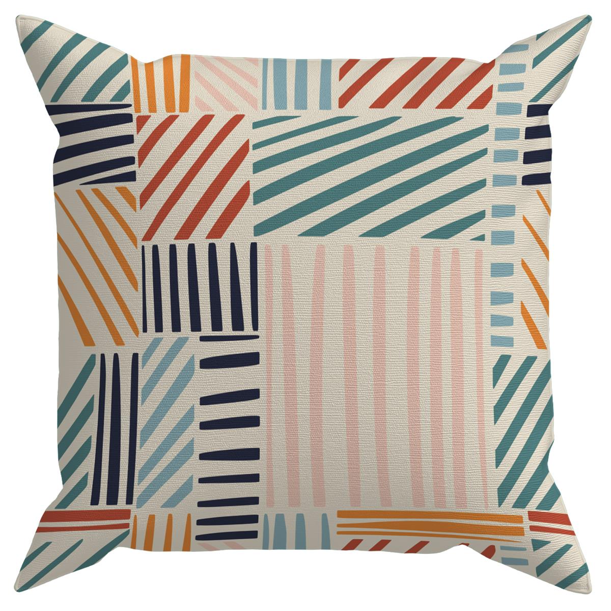 Evdek Geometric Kırlent Kılıfı Ds61