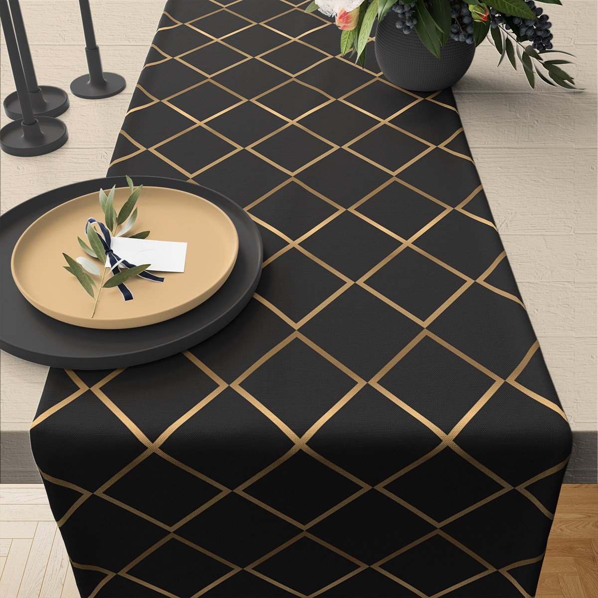 Evdek Geometric Runner Ds20 40x140 Cm