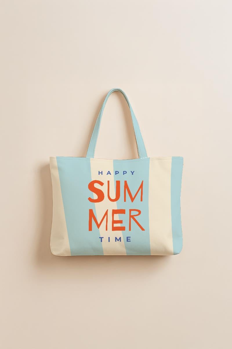 Evdek Happy Plaj Havlulu Plaj Çantası 35x40 Cm