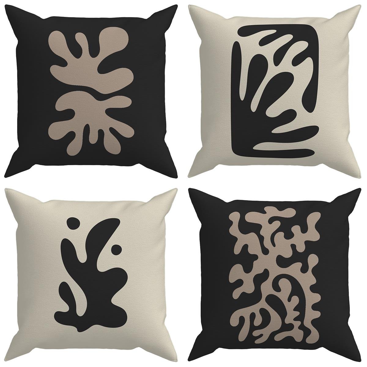 Evdek Starfish 4'lü Kırlent Kılıf Ds5 45x45 Cm