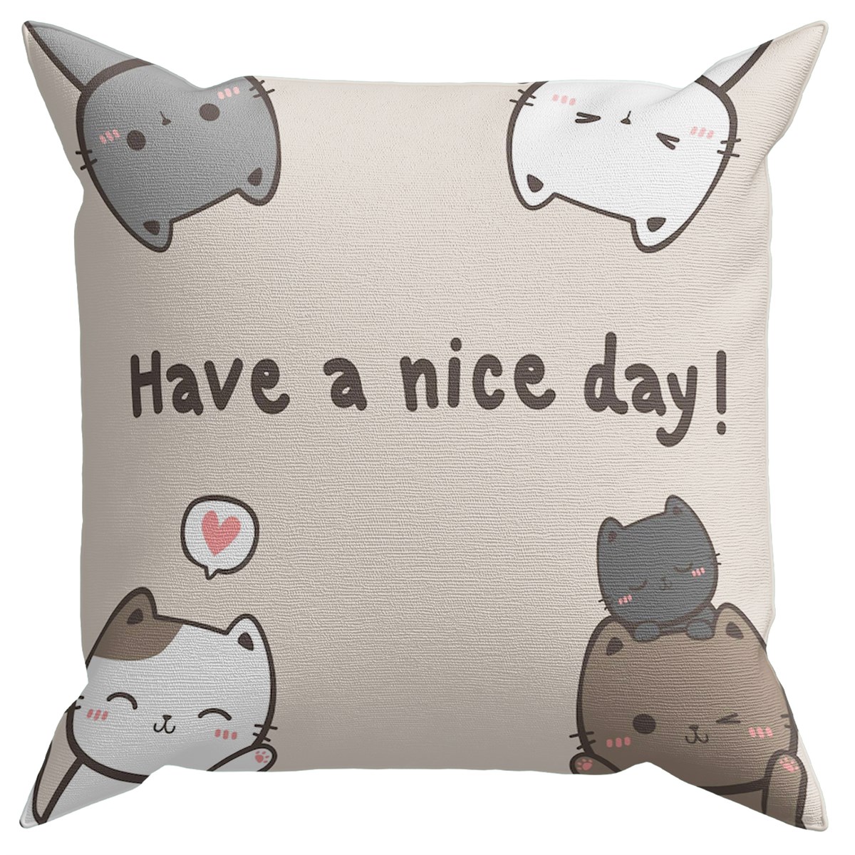 Evdek Sweet Animals Kırlent Kılıfı Ds20 45x45 Cm