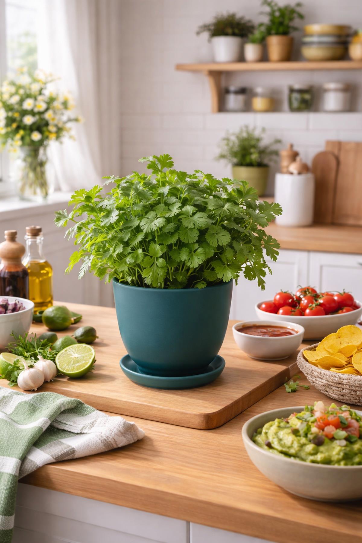 Evdek Tabaklı Haki Yeşil U Çömlek Saksı 16x16 Cm