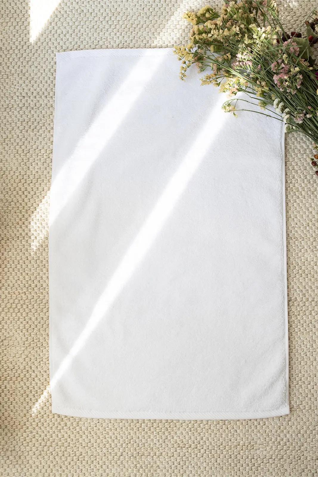 İrya Alba Havlu Banyo Paspası Beyaz 50x80 Cm