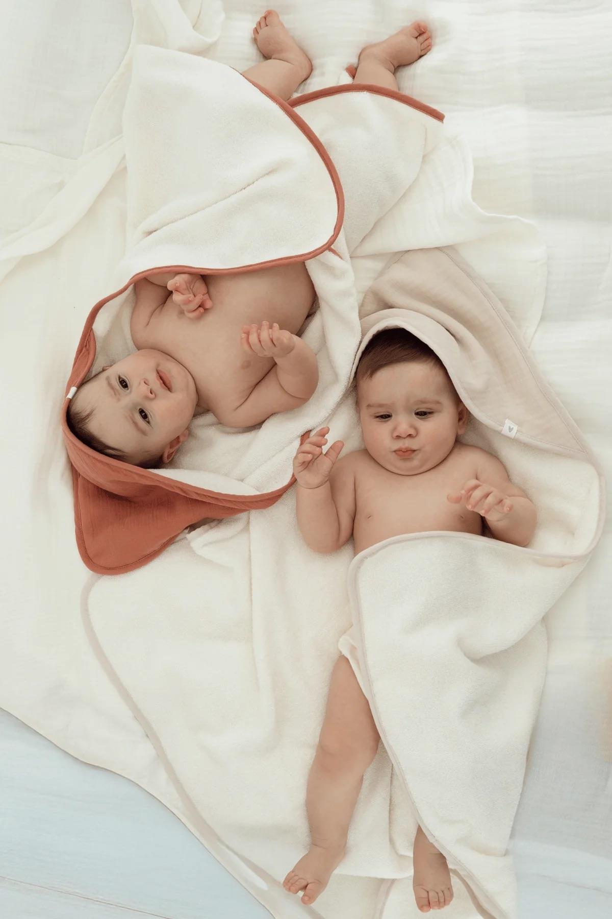 İrya Joy Of Colors Organik Pamuk Müslin Kundak Kiremit 75x75 Cm