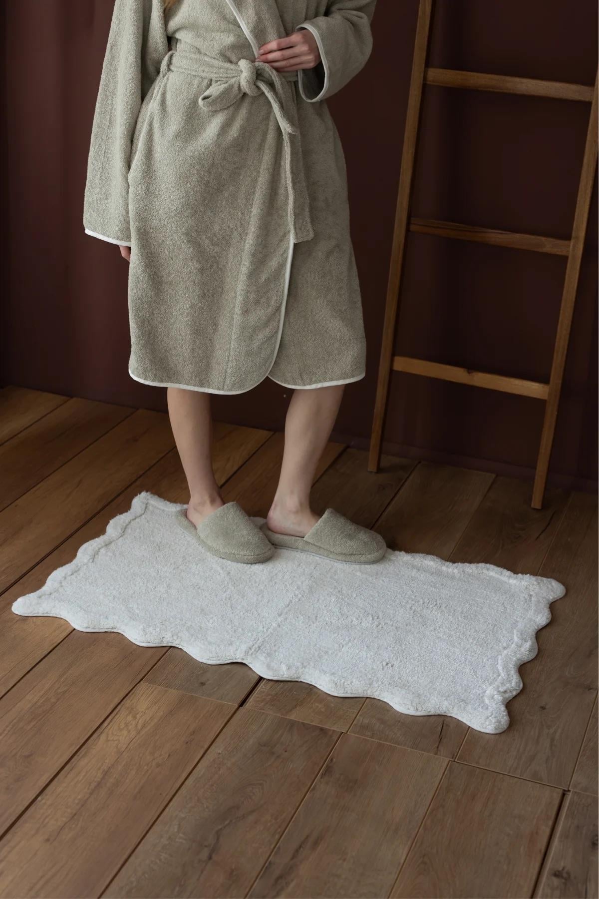 İrya Scallop Banyo Paspası Ekru 60x100 Cm