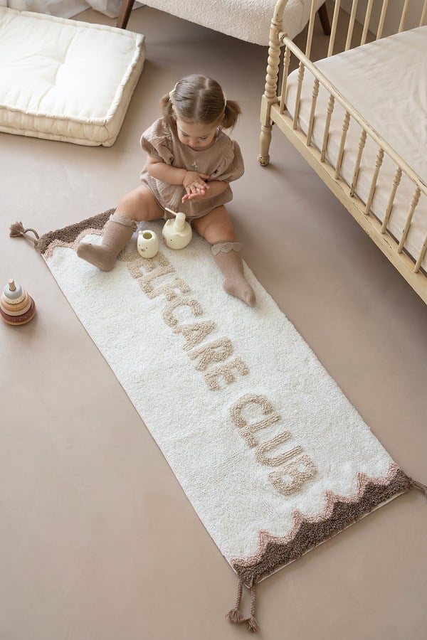 İrya Selfcare Club Çocuk Odası Paspası Kum/Brownie 50x120 Cm - 202603023