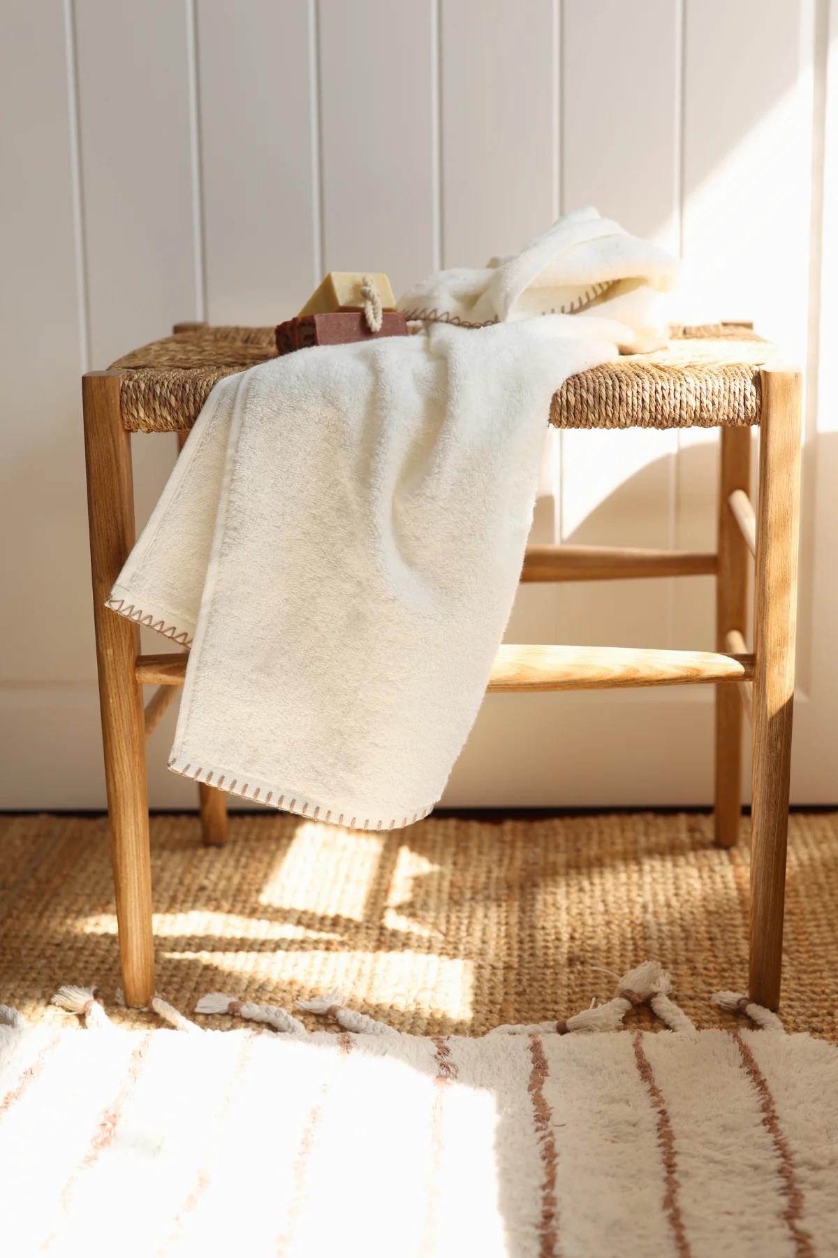 İrya Shadow Pamuk Havlu Ekru 50x90 Cm