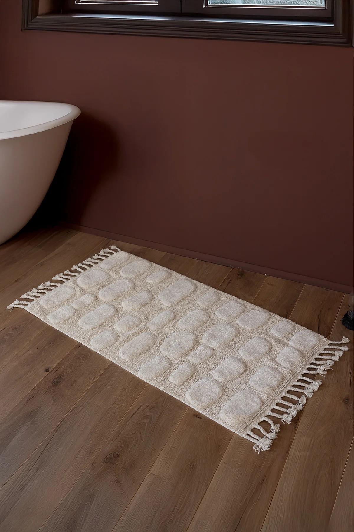 İrya Wall Banyo Paspası Ekru 70x120 Cm