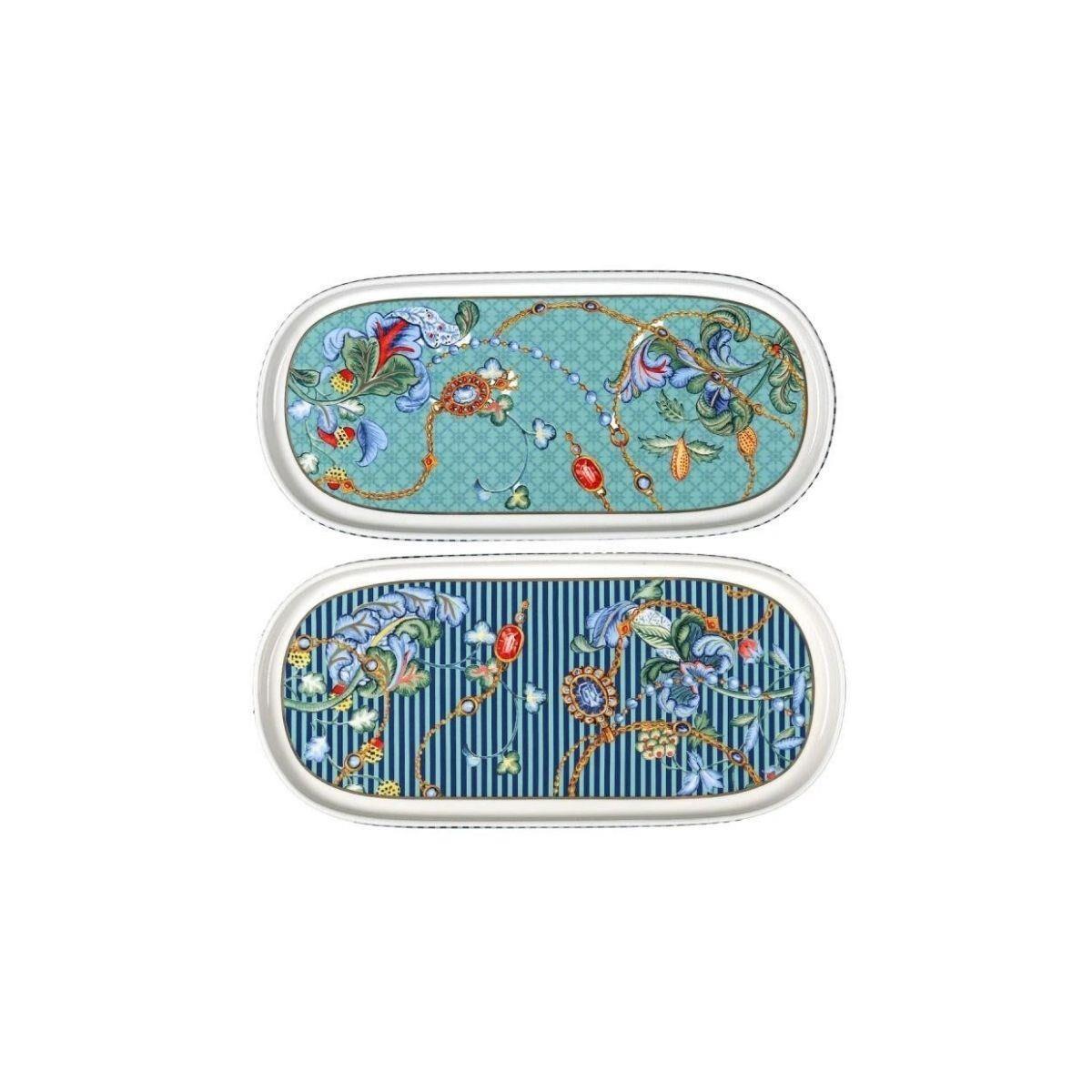 Lucky Art Chantelle New Bone China Porselen 25 cm 2'li Baton Tabak Set - LYBA 073