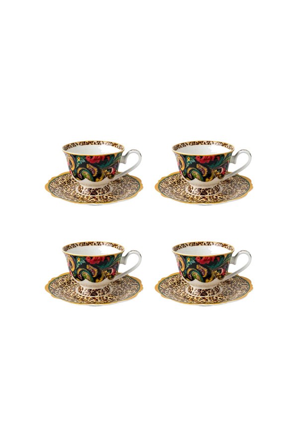Lucky Art Lioran Bone Çay Fincan Takımı 8 Parça 180 ml - LYXI 025