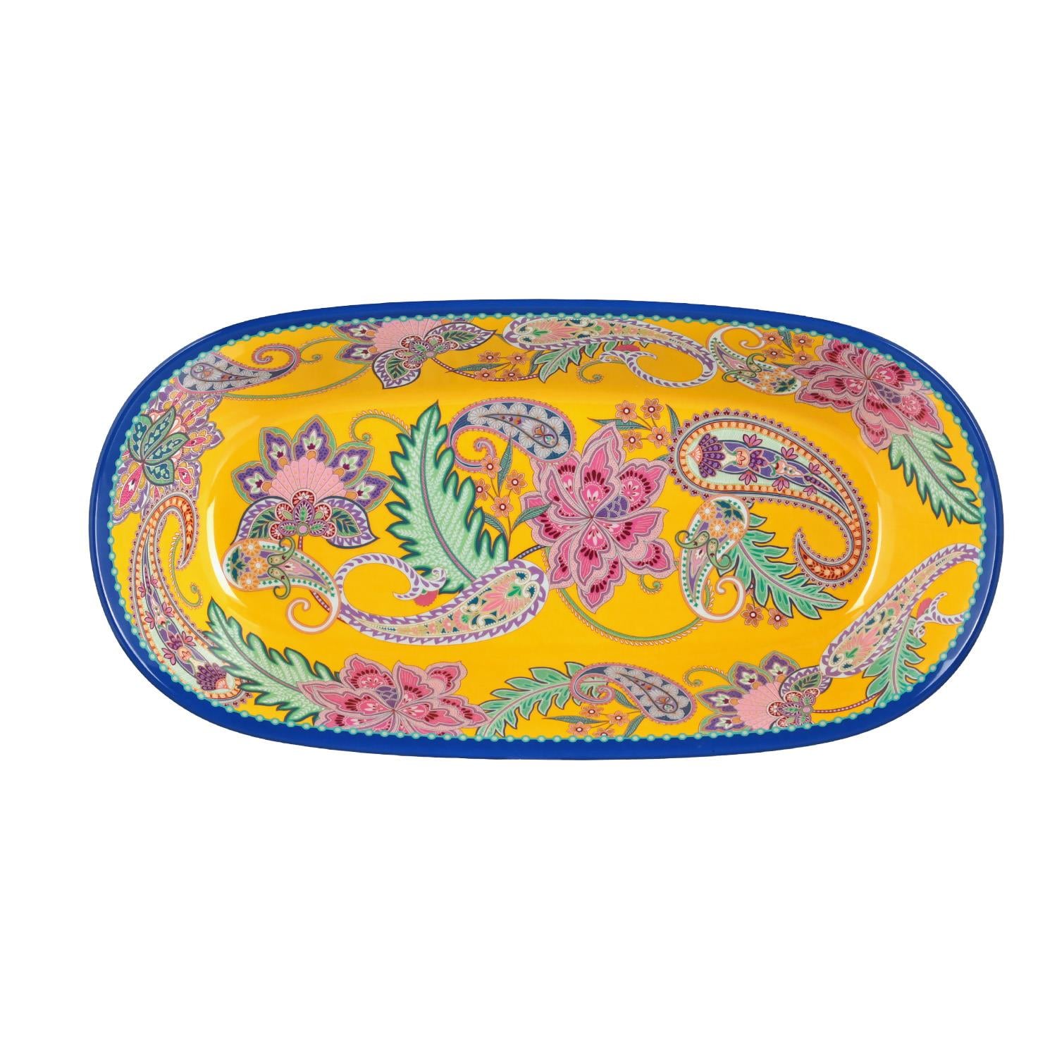Lucky Art Paiselle Baton Sunum Tabağı 2'li 43 Cm