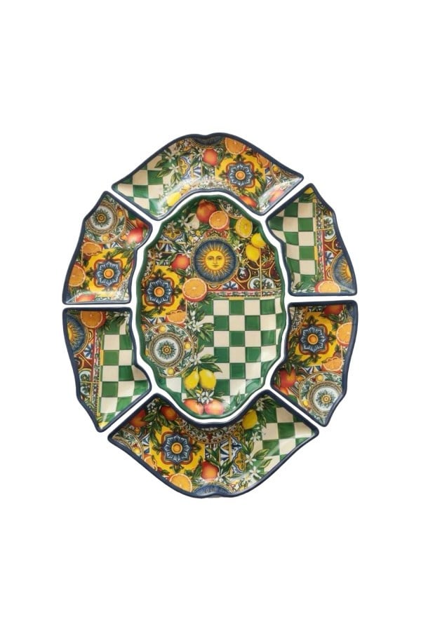 Lucky Art Sanora Melamin 7 Parça Meze Seti - DIO30070