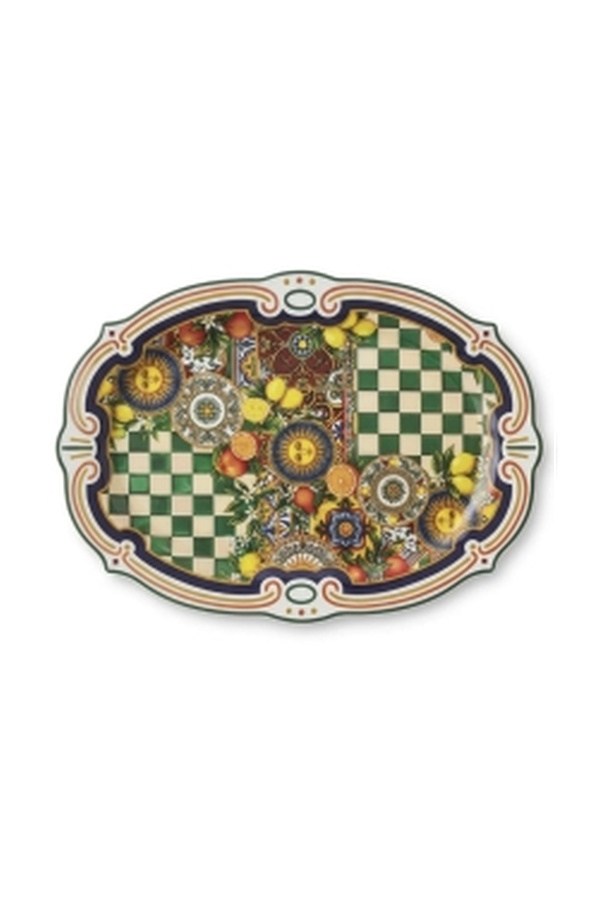 Lucky Art Sanora Melamin Oval Sunum Tabağı 50 Cm - DIO30068