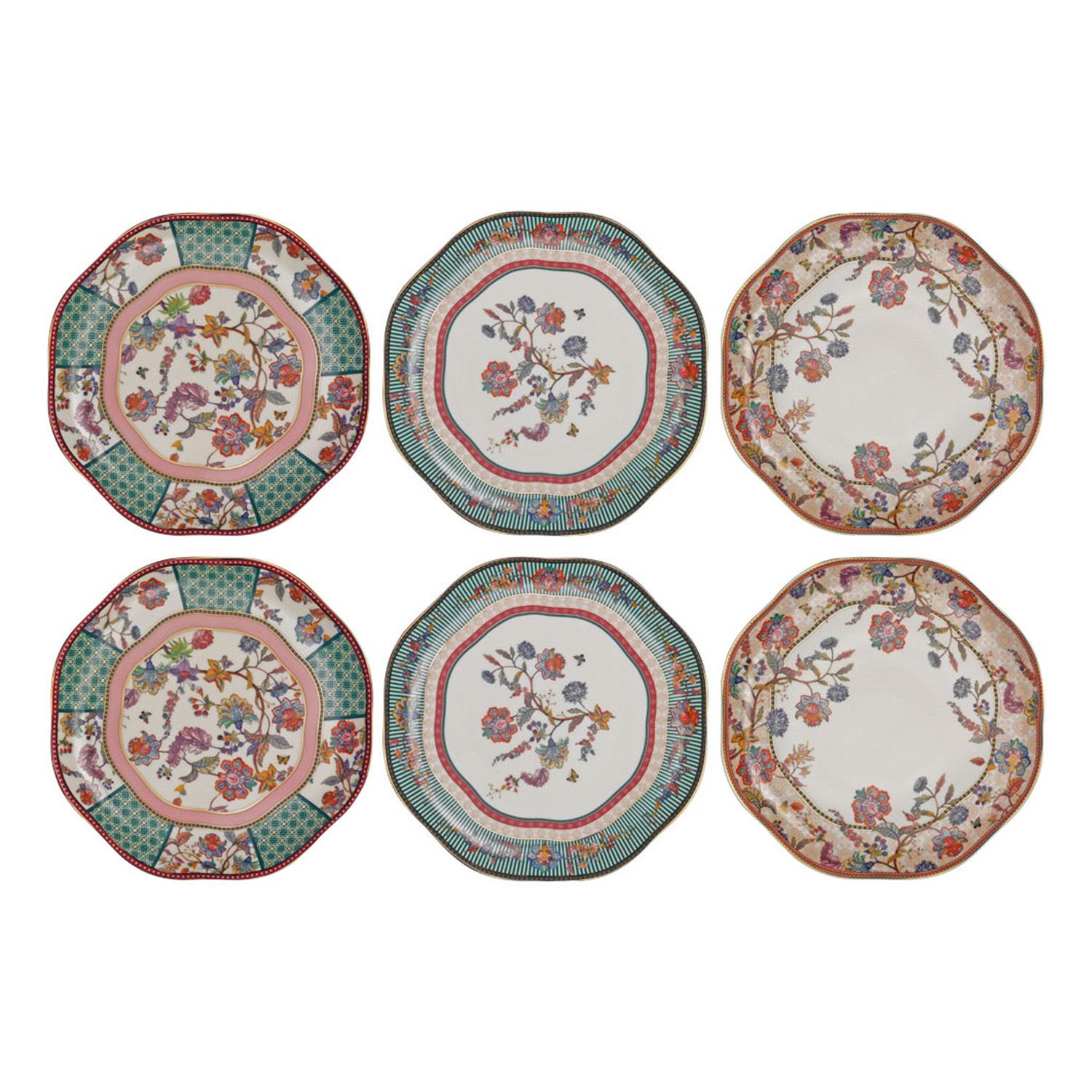 Lucky Art Serenity Bone Servis Tabak Seti 6 Parça 20 Cm - LYTH 100