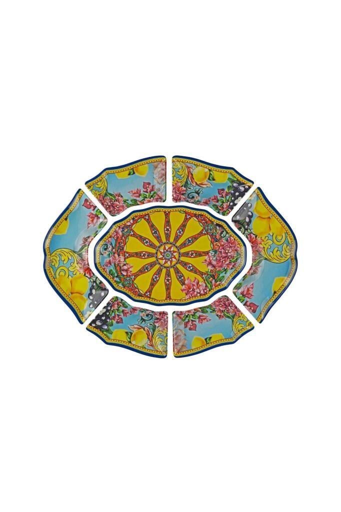 Lucky Art Solarie Melamin Meze Seti 7 Parça - LYBF 021