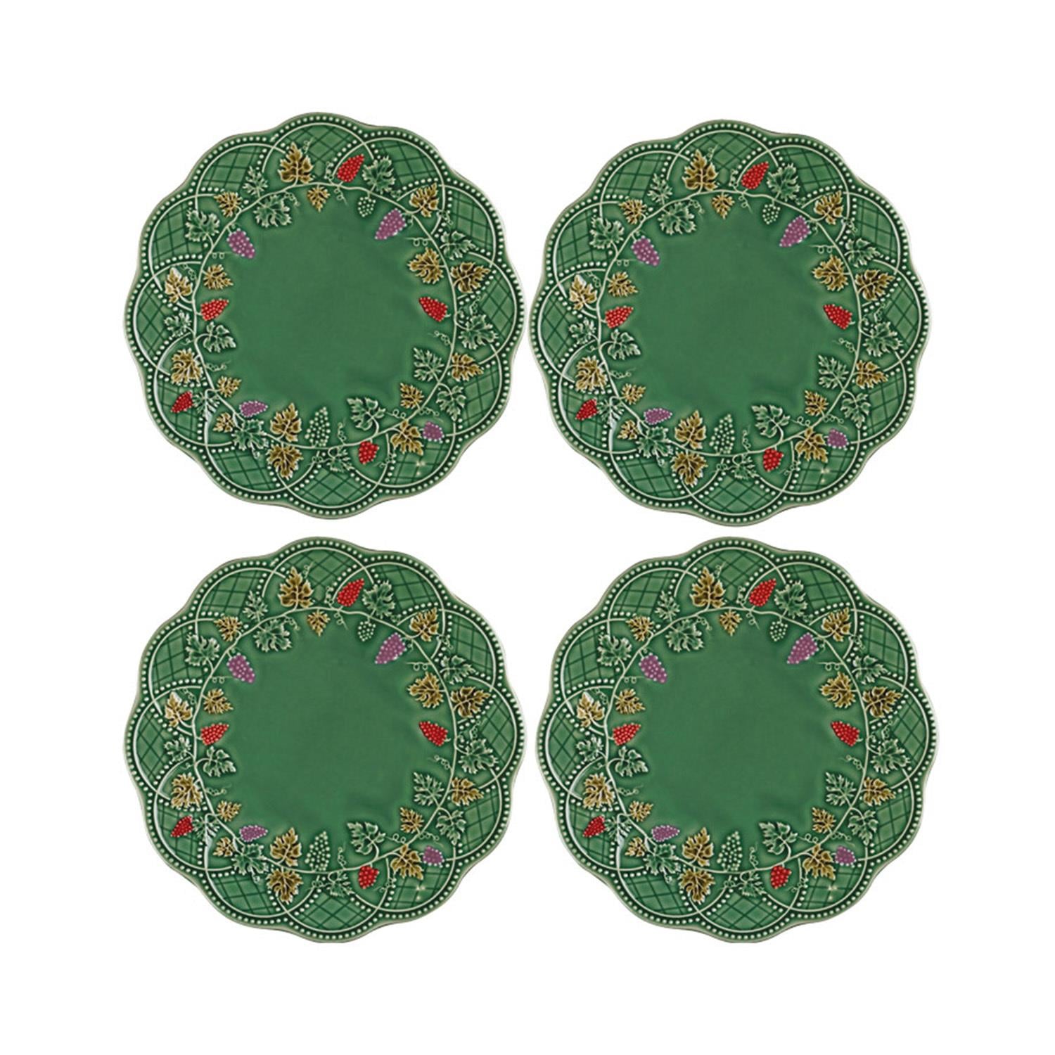 Lucky Art Vinea Seramik Servis Tabak Seti 4'lü 22 Cm - LYGD 015