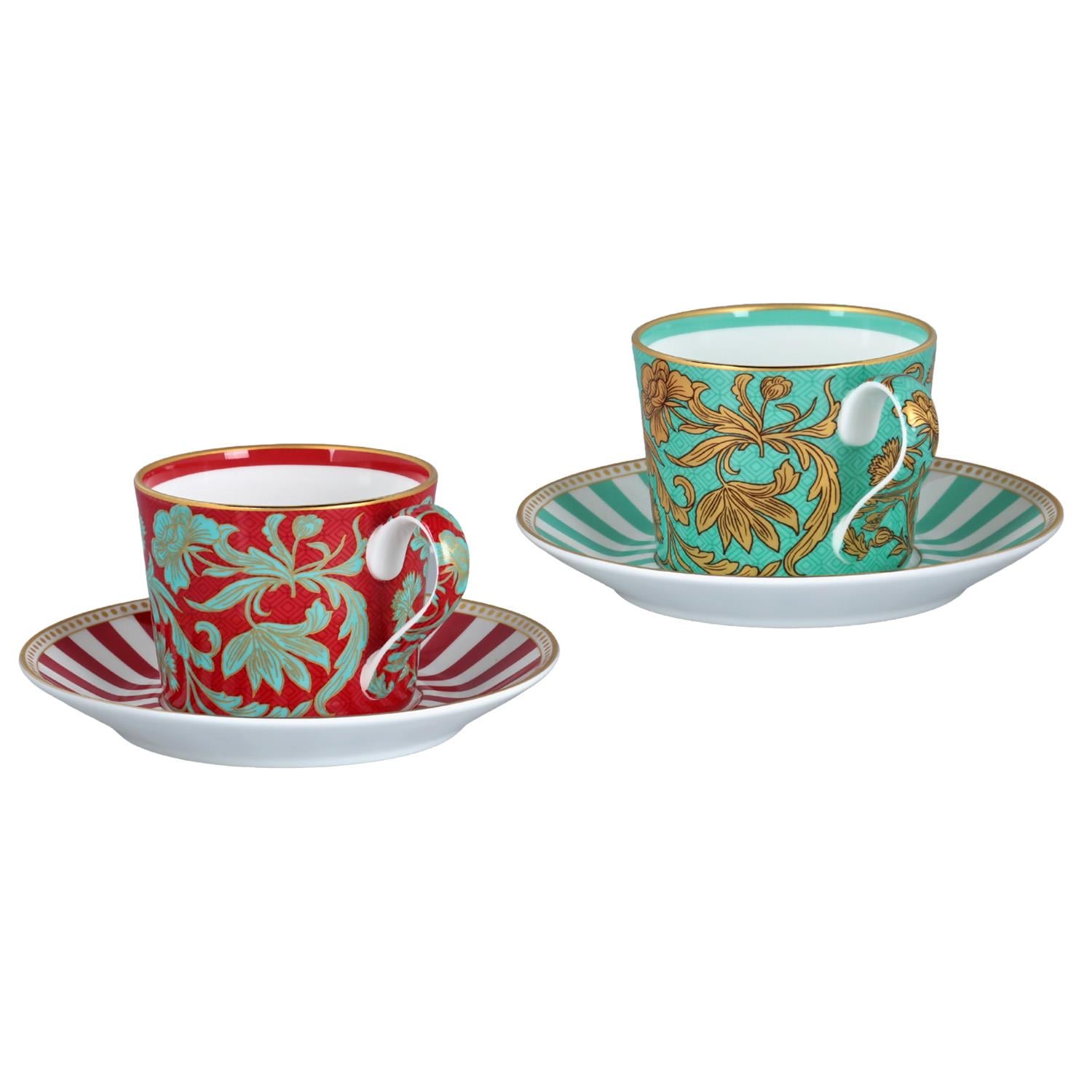 Lucky Art Zeflora Bone Çay Fincan Takımı 4 Parça - LYSL 003