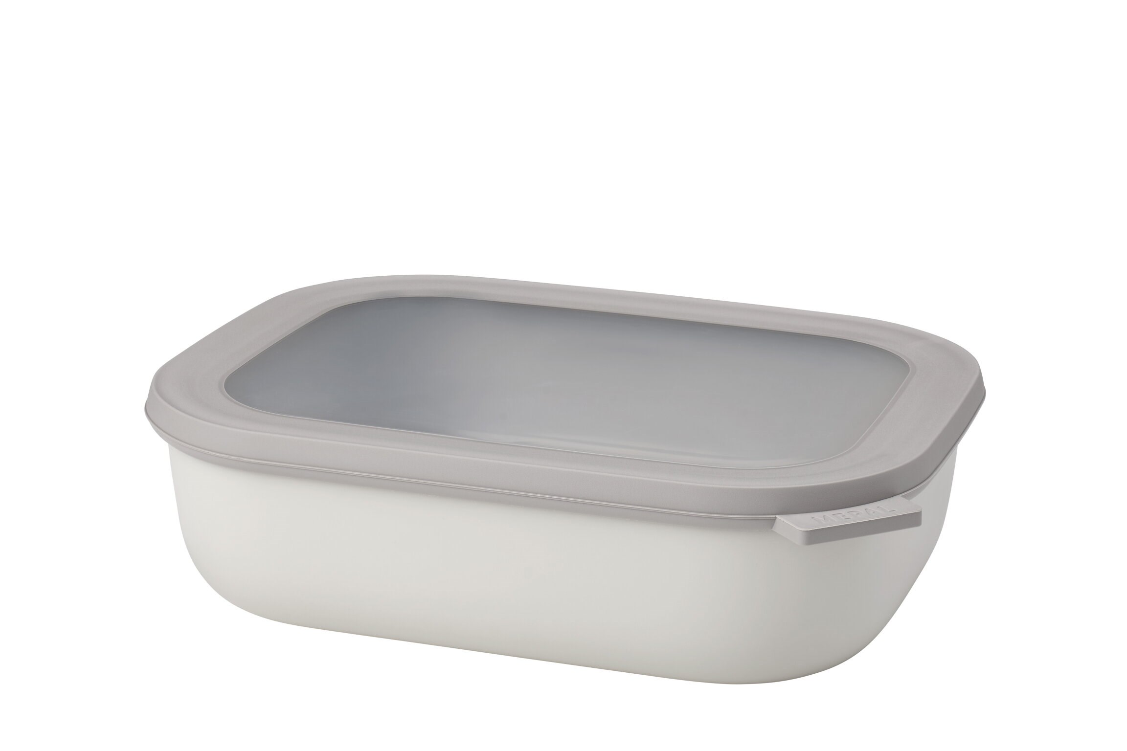 Mepal Cirqula Dikdörtgen Saklama Kabı Nordic White 2000 Ml - 106259032500