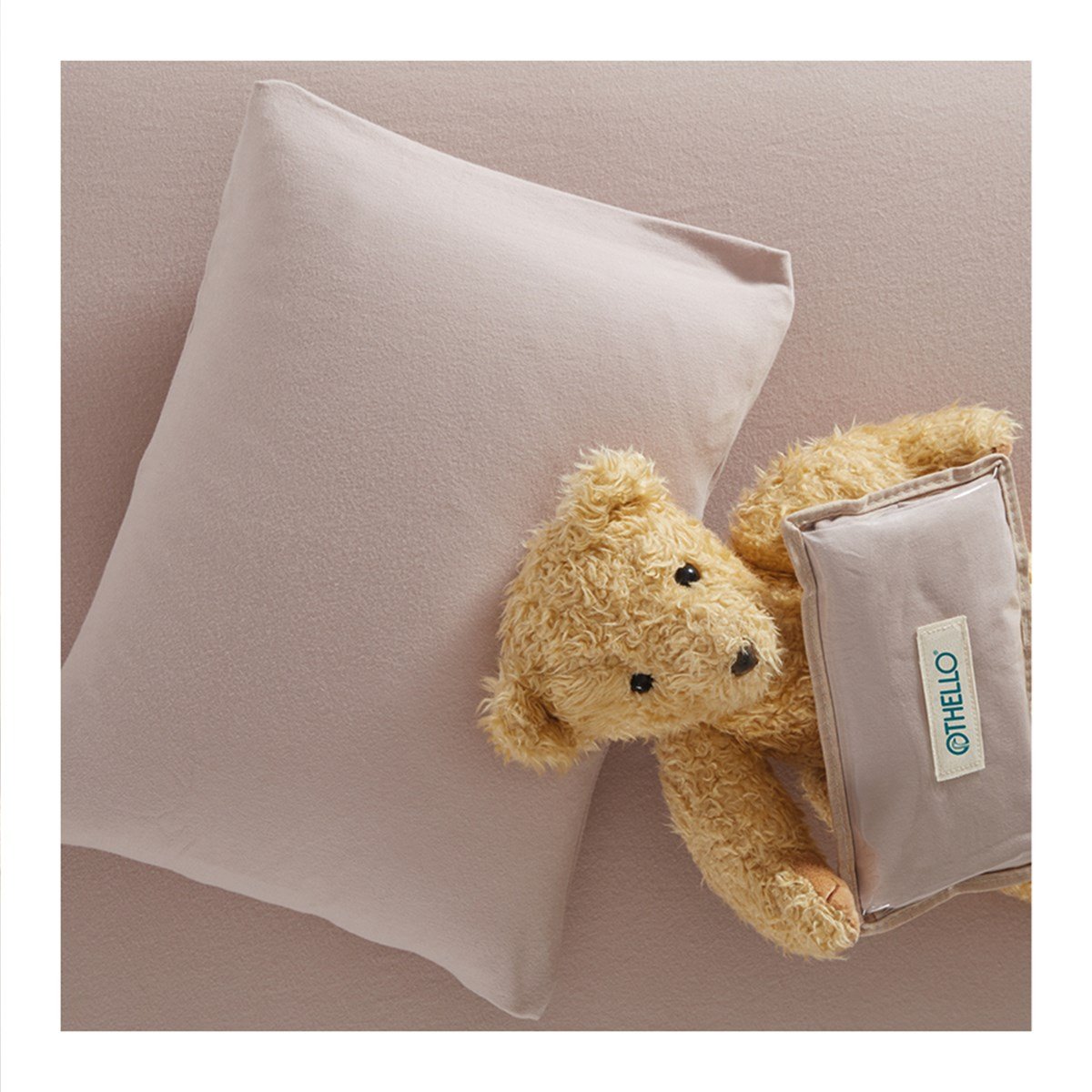 Othello Cotton Flex Bebek Yastık Kılıfı 35x45 2'li Lila