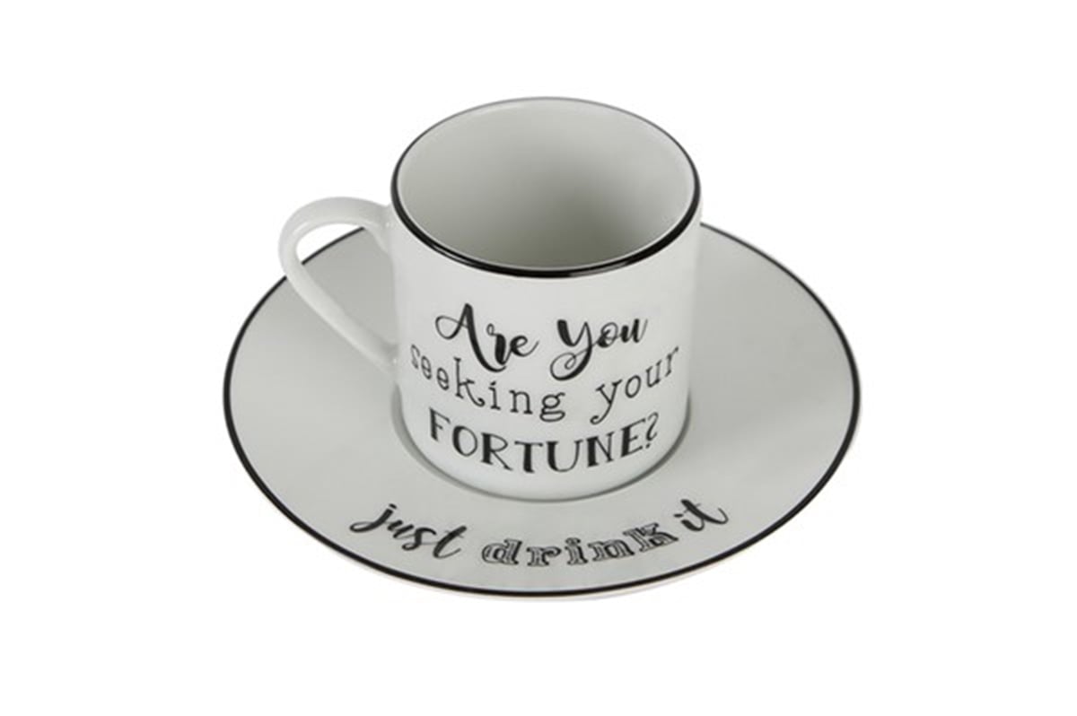 Porland Be Happy Tabaklı Kahve Fincanı 90 Cc