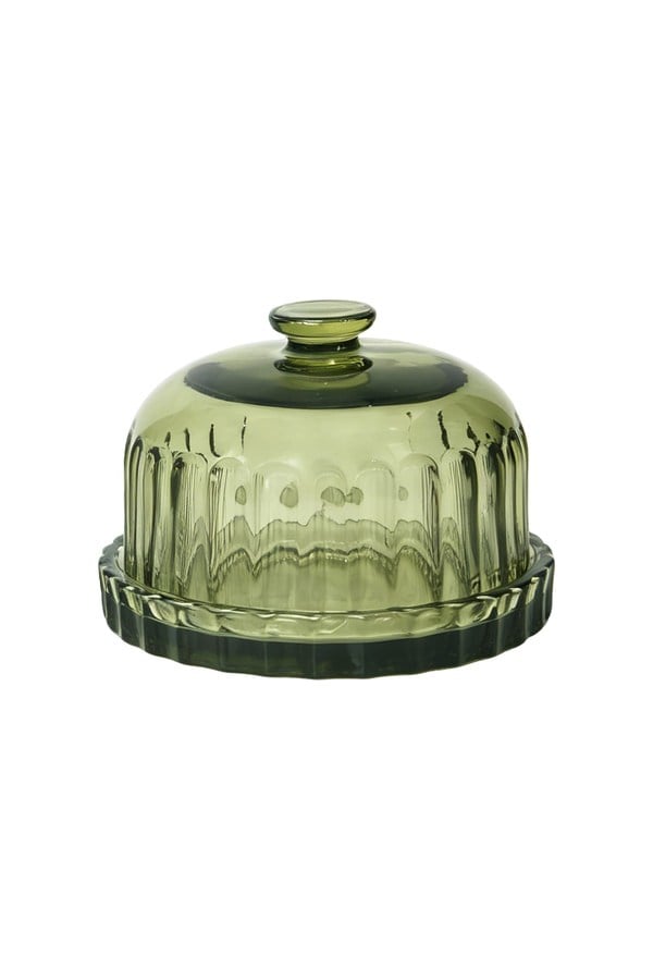 Porland Burro Yeşil Kapaklı Tereyağlık 10 cm - 04FIA003095