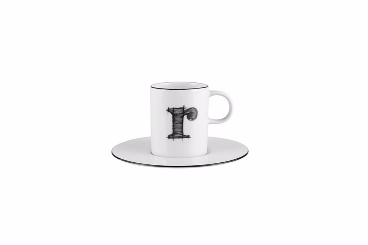 Porland Harf (R) Tabaklı Kahve Fincanı 85cc