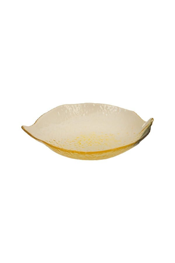Porland Limon Cam Çerezlik Sarı 23 Cm - 04STY012089