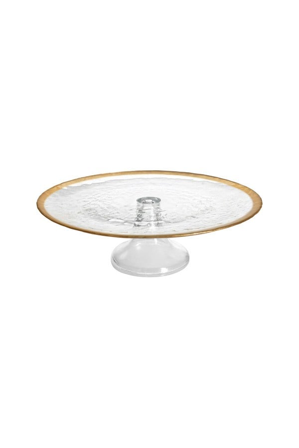 Porland Luna Gold Cam Ayaklı Tabak 31 cm - 04STY012776