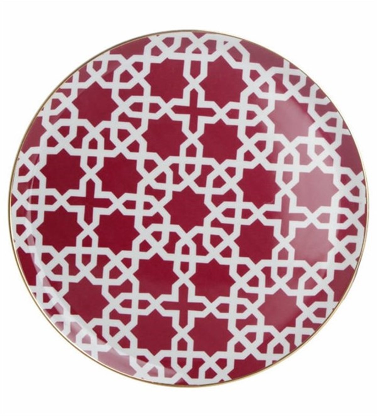 Porland Morocco Ds5 Fuşya Düz Tabak 28 Cm