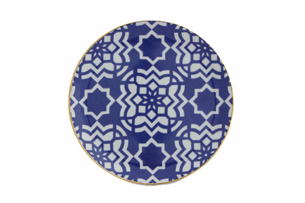 Porland Morocco Ds7 Mor Düz Tabak 17 Cm