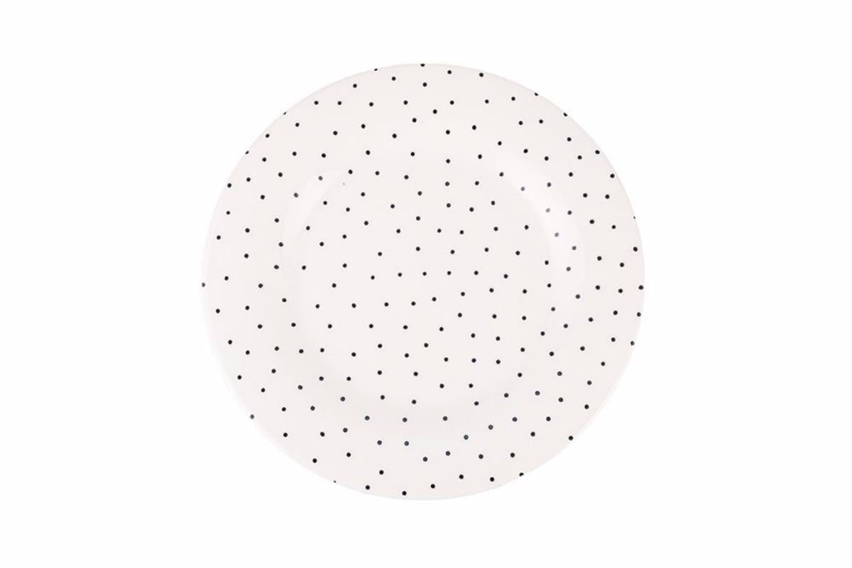 Porland Ruby Puanti Siyah Servis&Sunum Tabağı 31cm