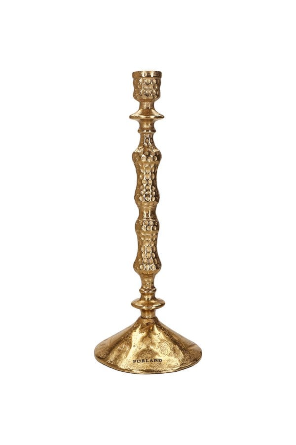 Porland Spot Altın Rengi Şamdan 32 Cm - 04STY011769