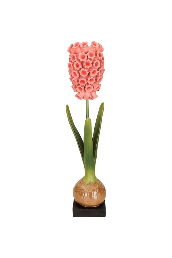 Porland Sümbül Pembe Şamdan 35 cm - 04STY012036