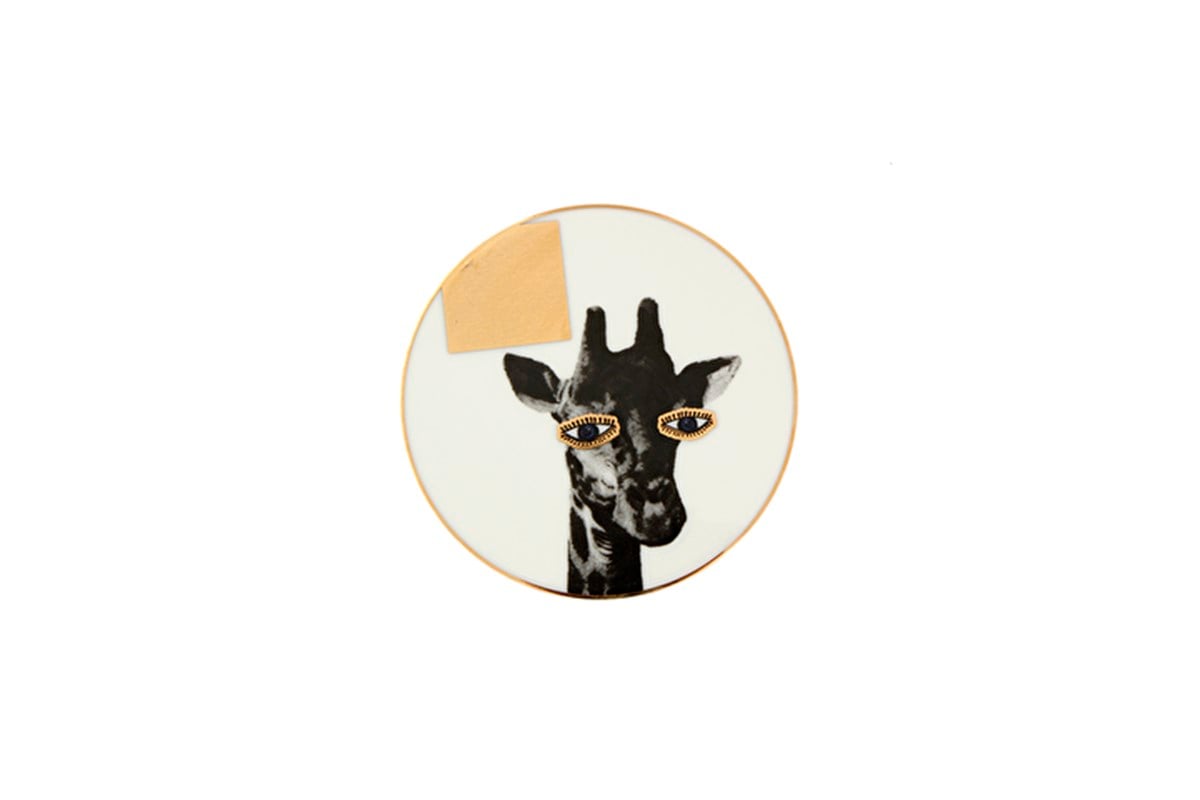 Porland Wild Life Giraffe Bardak Altlık 10 Cm