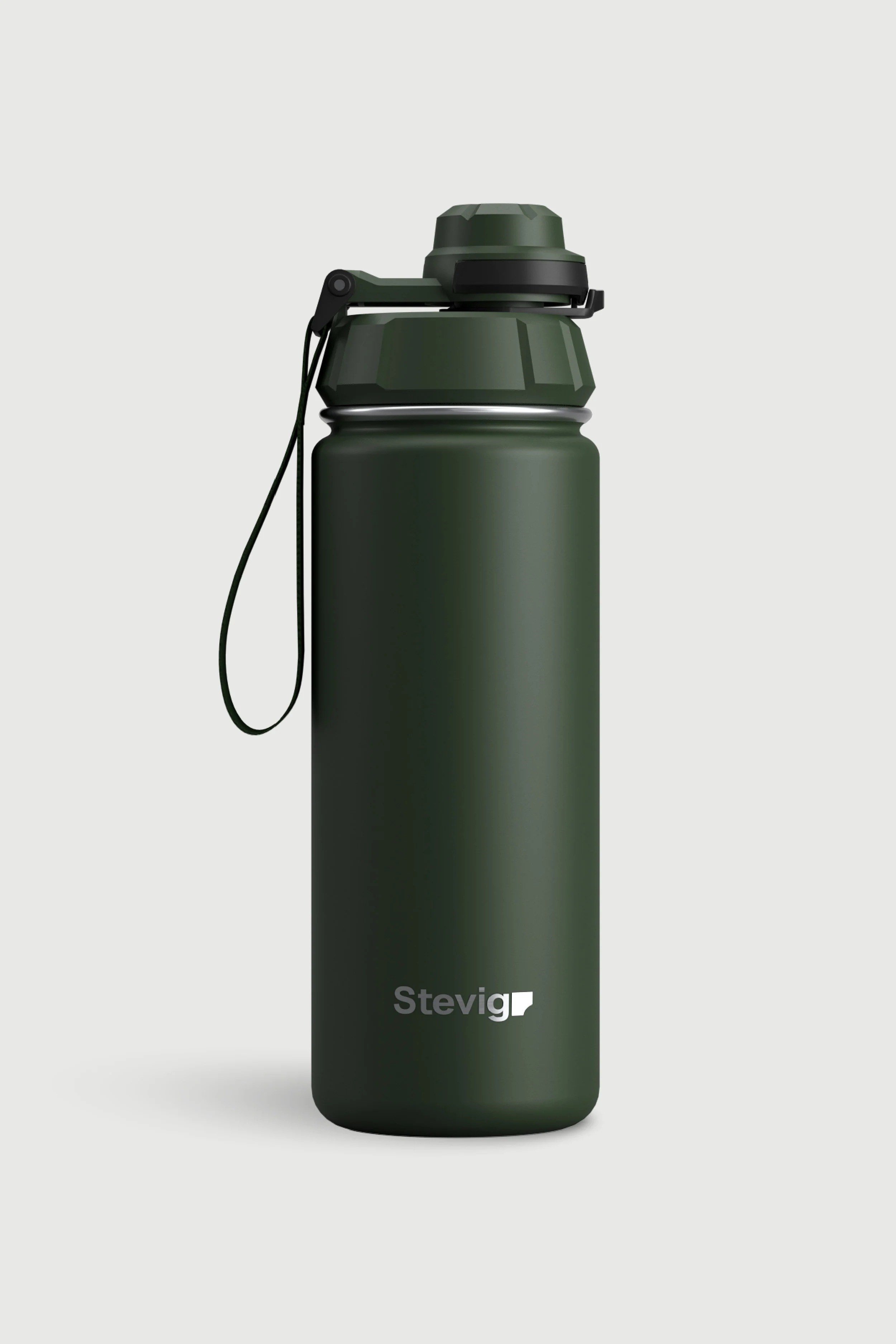 Stevig 1 Hand Leak-Proof Sızdırmaz Çelik Termos Green 500 ml - 961110003284