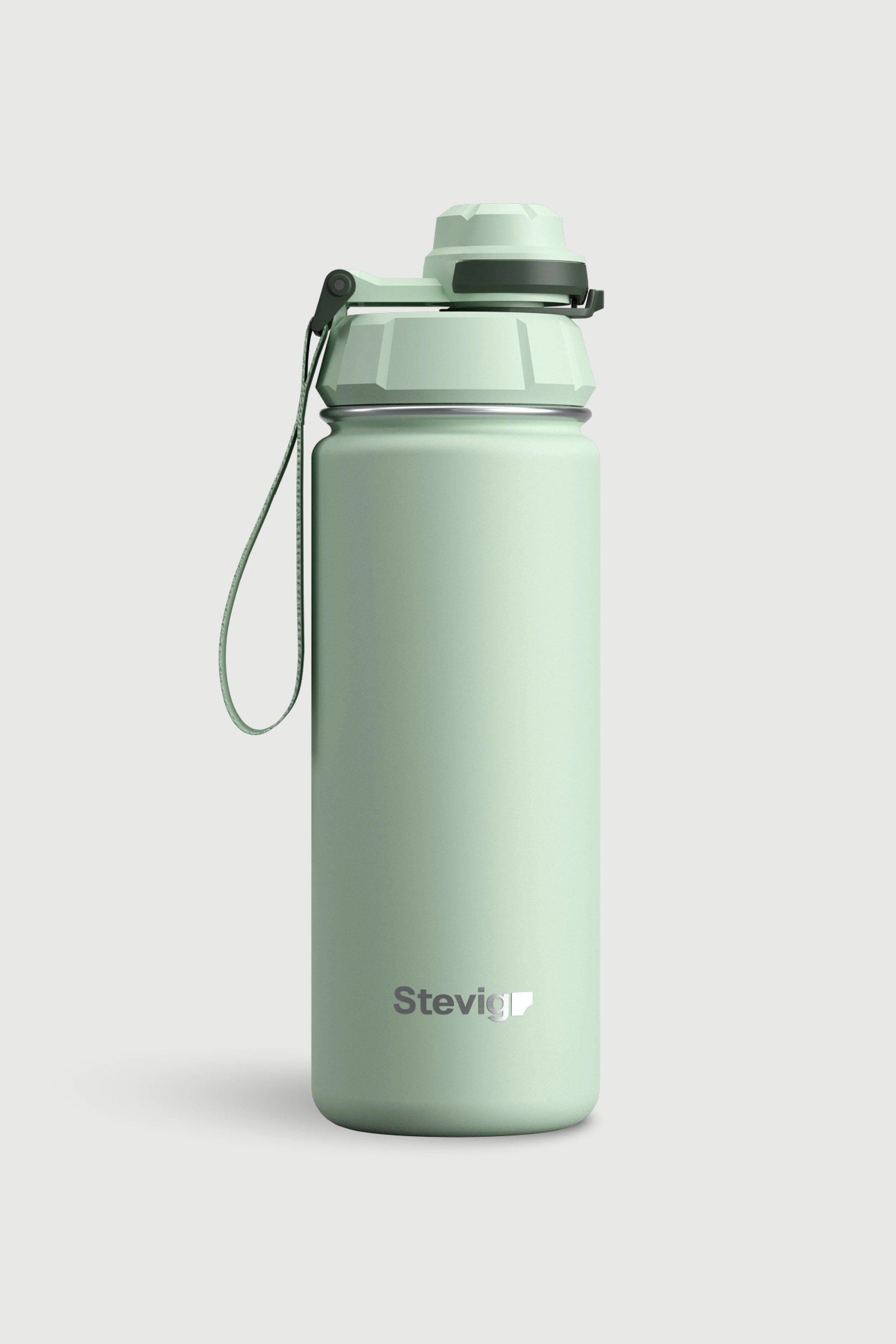 Stevig 1 Hand Leak-Proof Sızdırmaz Çelik Termos Smoke Green 500 ml - 961110004960