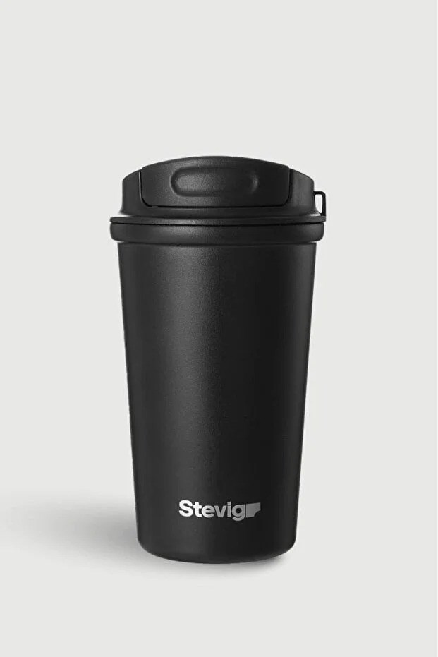 Stevig 4 Work Flip Open Coffee Mug Çelik Termos 400 ml - 961110005686