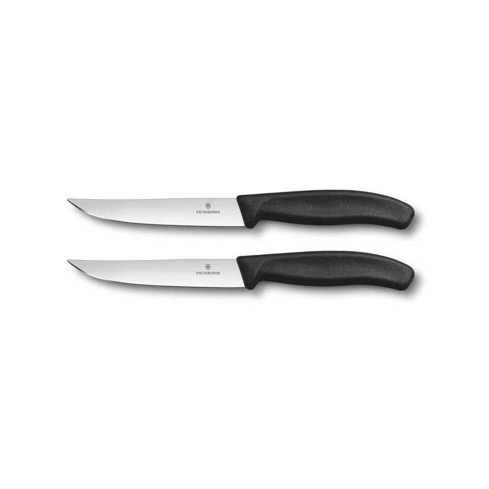 Victorinox Biftek Bıçak İkili Blister Siyah 12 Cm - 6.7903.12B