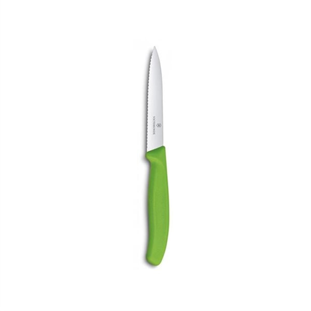 Victorinox SwissClassic Tırtıklı Soyma Bıçağı Yeşil 10 Cm